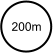 200m