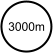3000m